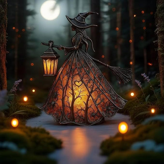 Halloween Witch USB Table Lamp Decoration