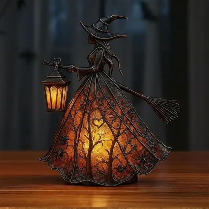 Halloween Witch USB Table Lamp Decoration