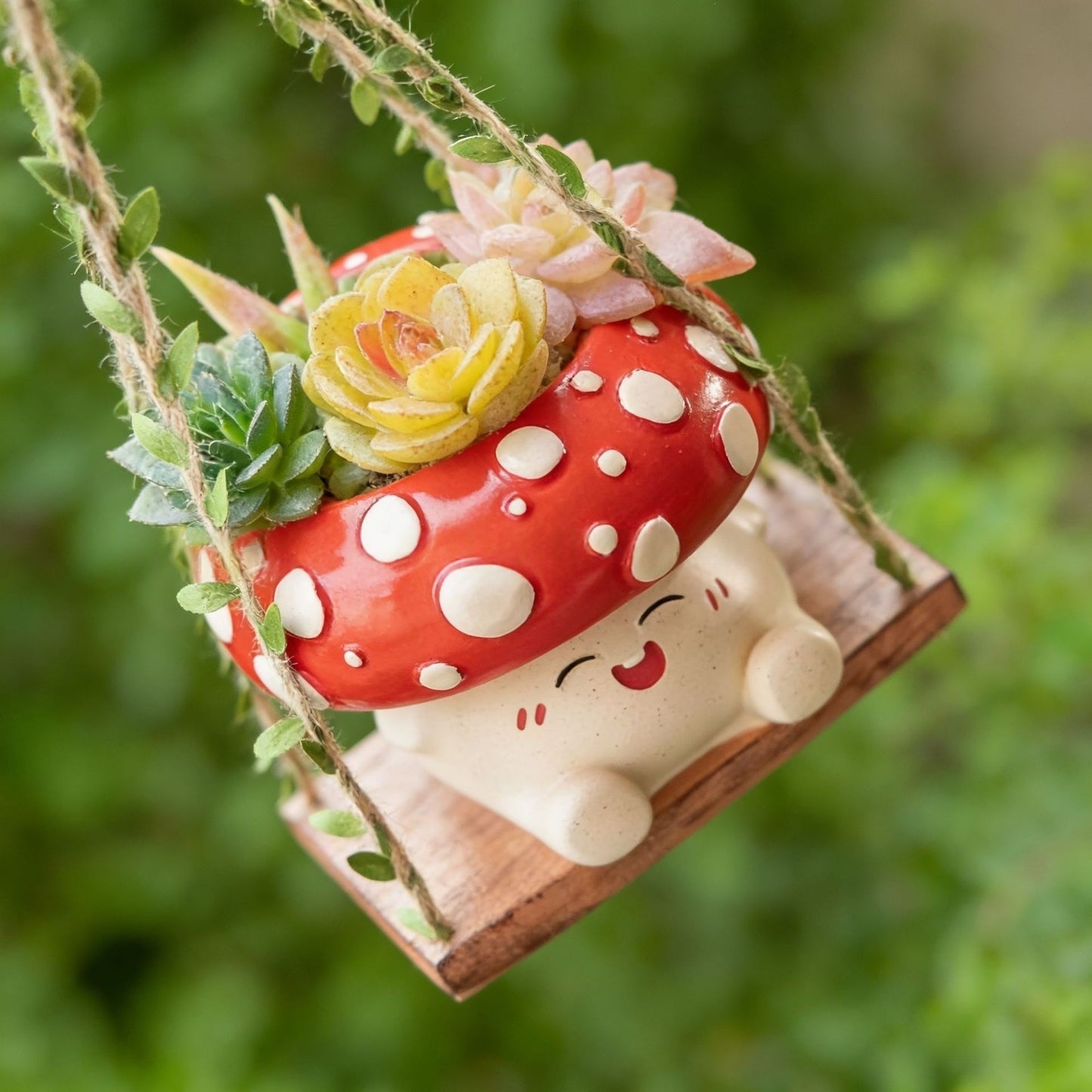 Mushroom Hanging Planter