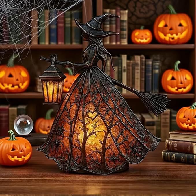 Halloween Witch USB Table Lamp Decoration