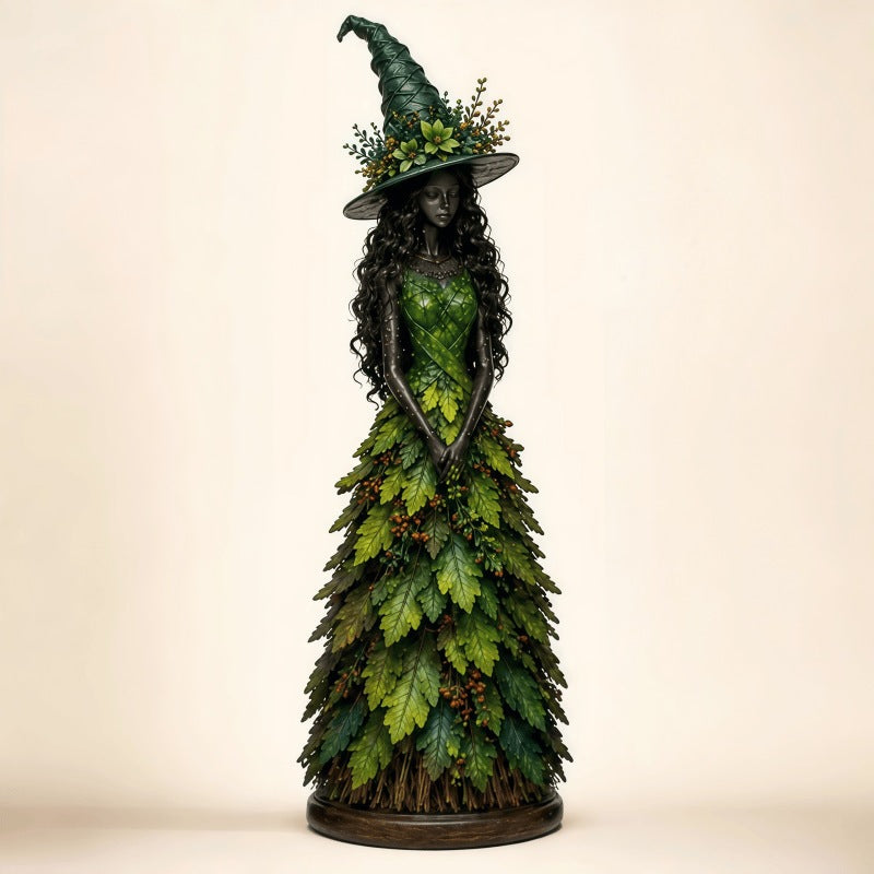 Halloween Witch Tabletop Statue Figurine