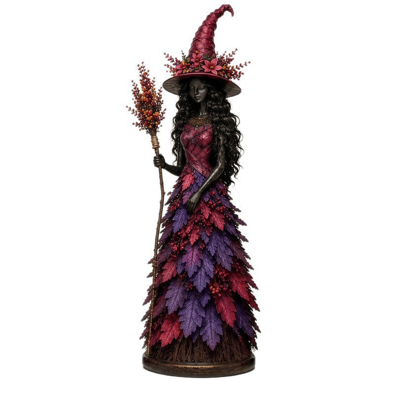 Halloween Witch Tabletop Statue Figurine