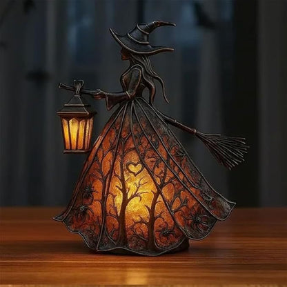 Halloween Witch USB Table Lamp Decoration