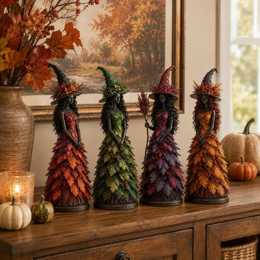 Halloween Witch Tabletop Statue Figurine