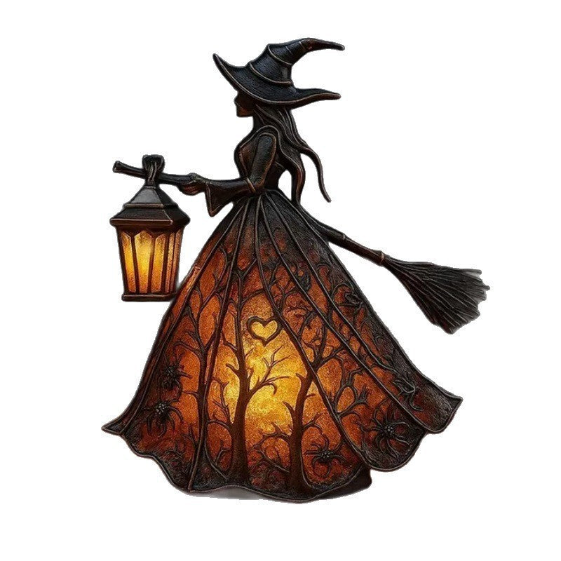 Halloween Witch USB Table Lamp Decoration